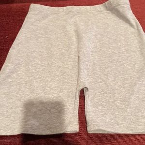 Brandy melville sports grey cotton size small bike shorts